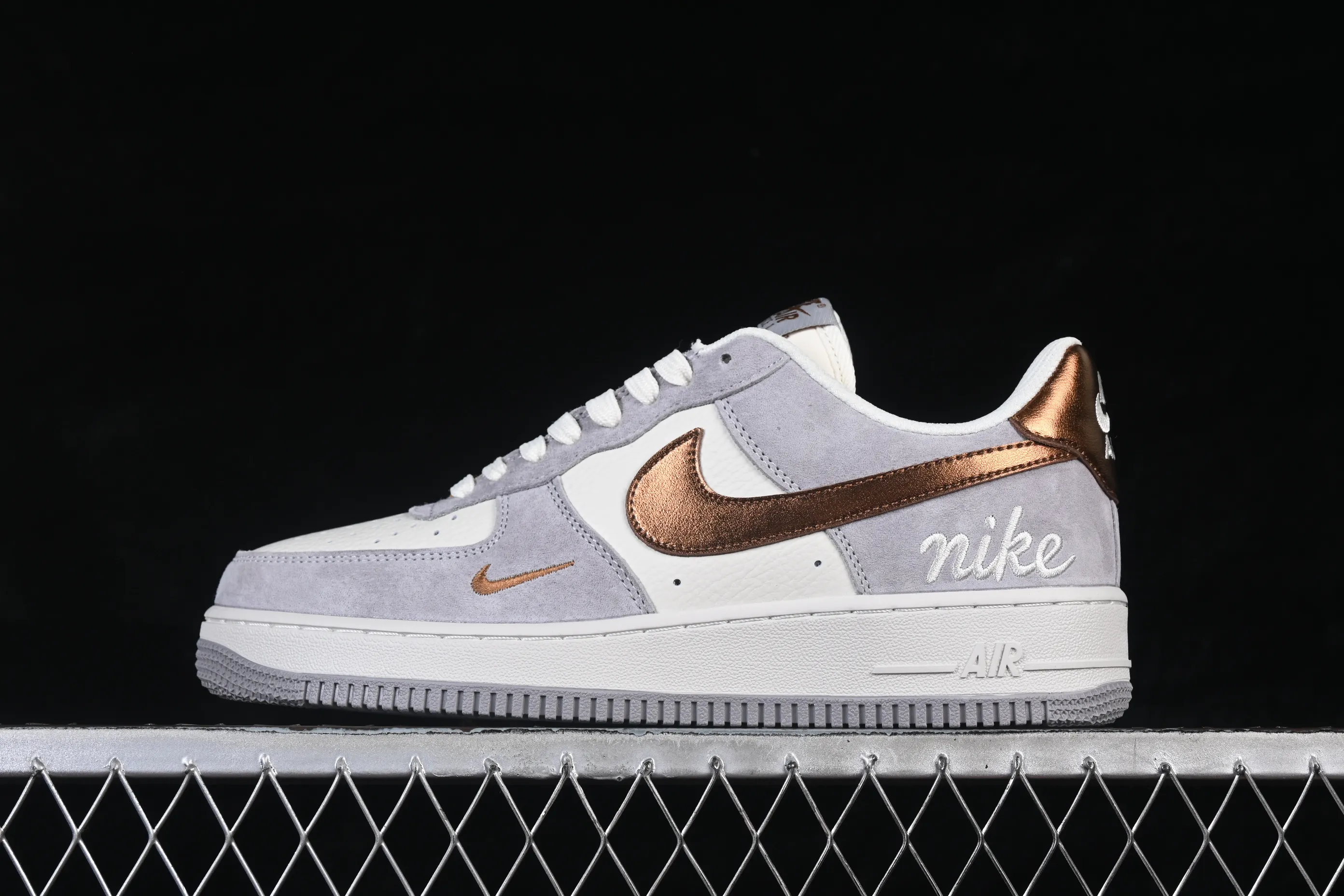 All Categories Nk Air Force 1 Air Force Series Nk Air Force 1 Low Air Force Low Nike Air Force 1'07 Low Milk White Gray Gold Air Force One Low Casual Shoes DV5477-007
